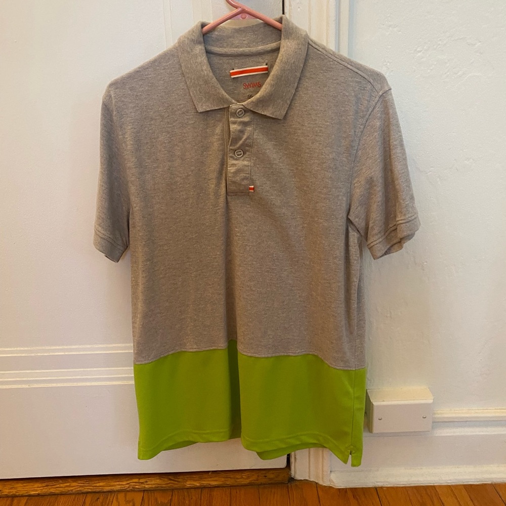 Swims Forno Polo Gray and Lime Green